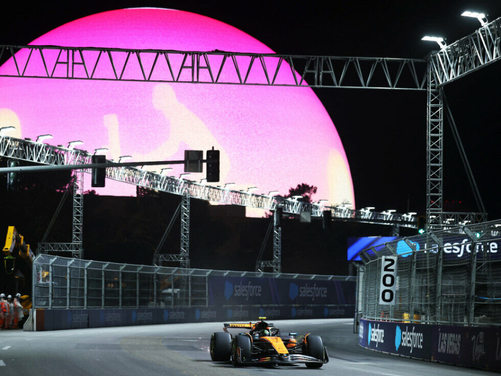 Norris mit Trainingsbestzeit in Las Vegas