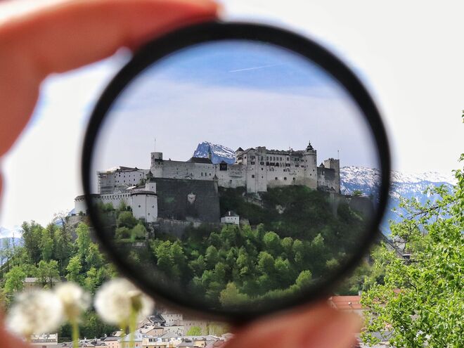 Die schöne Festung mit Filter fotografiert ;-) 