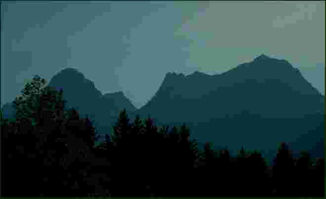 . . .  Abendhorizont . . . 