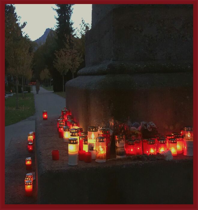 Wege und das Licht der Kerzen . . . 