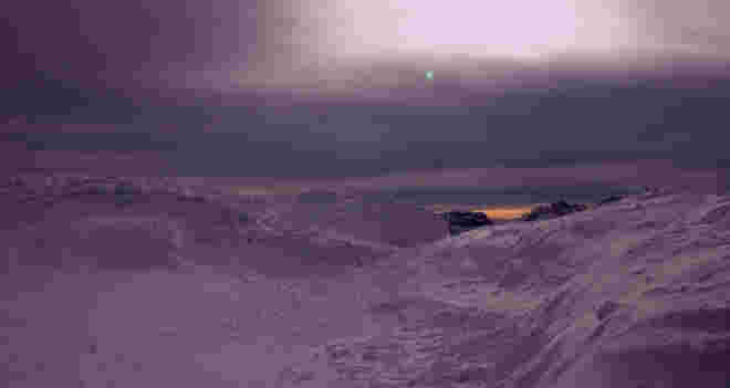 "Wintermorgen in der Arktis"