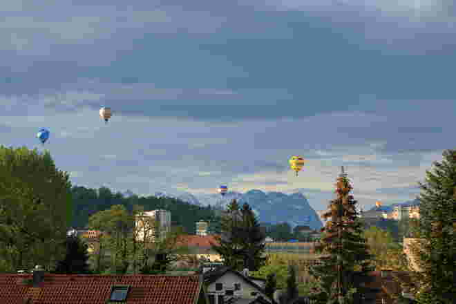 Ballons über Salzburg