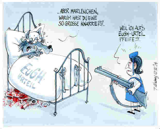 Blaukäppchen und der geschützte Wolf…