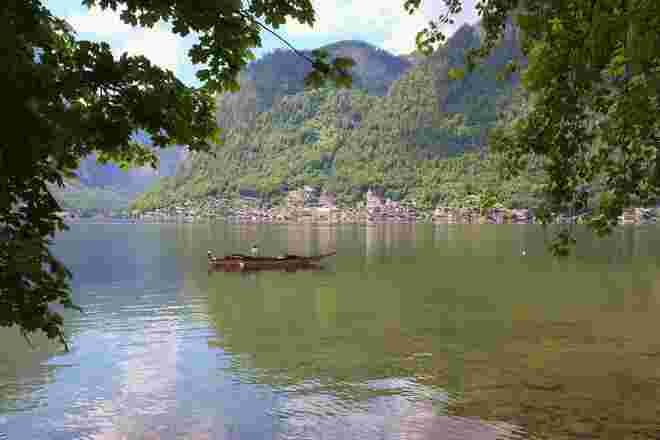 Blick Richtung Hallstatt