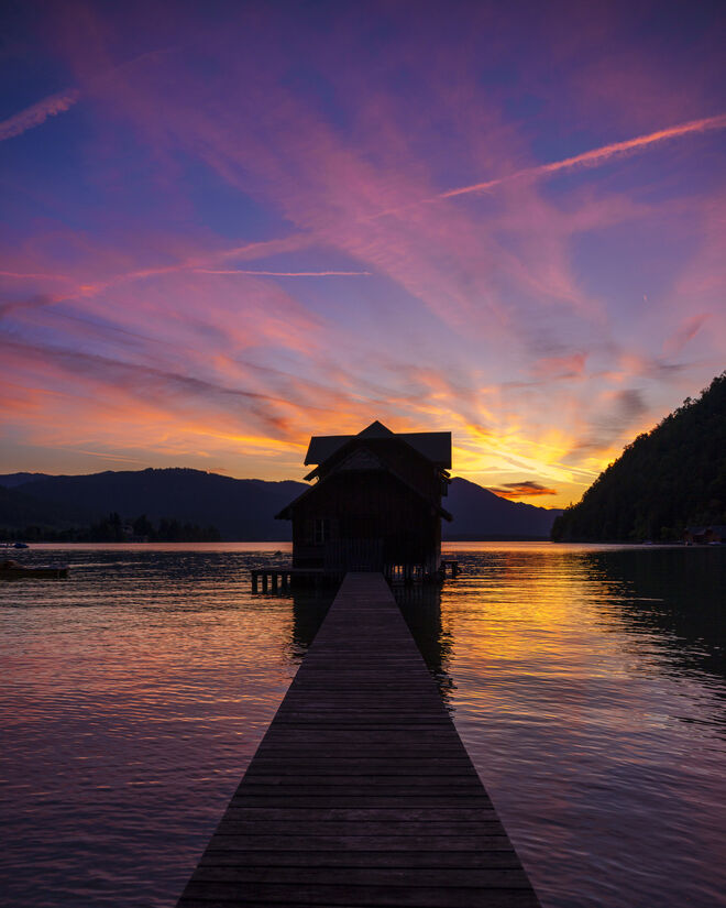 Abenddämmerung am Wolfgangsee