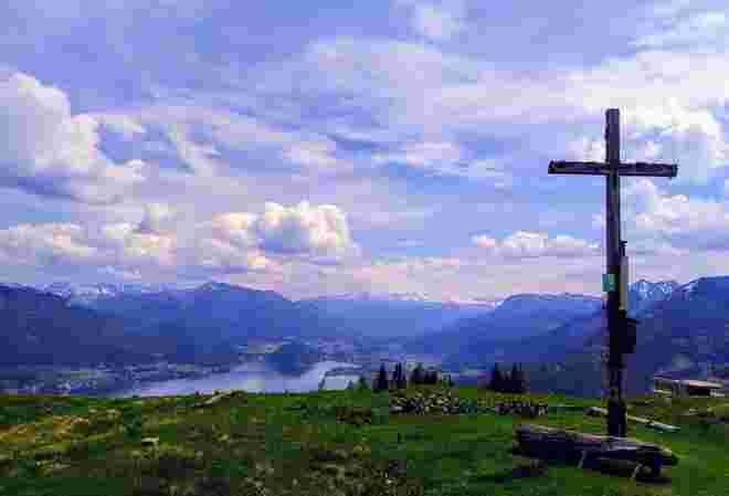 Blick vom Breitenberg Gipfel