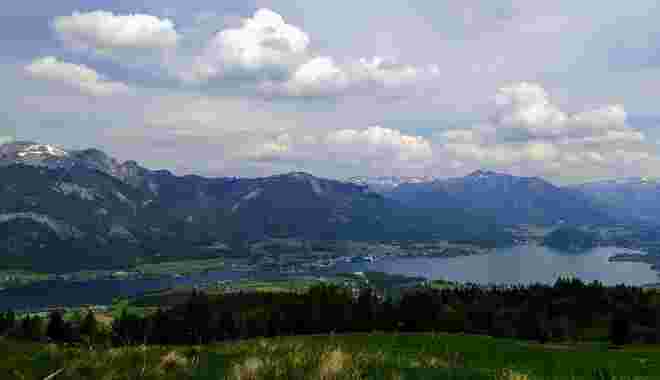 Der Schafberg vis a vis