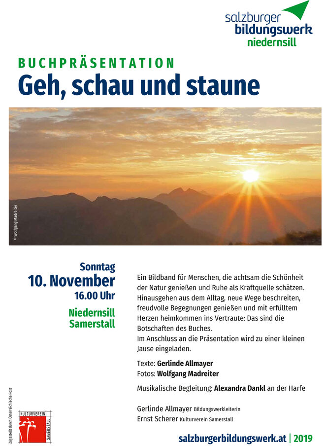 Einladung zur Präsentation eines "besonderen" Buches