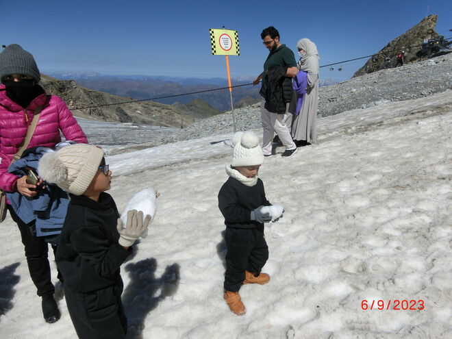 Kinder Gratis Eis am Kitzsteinhorn 