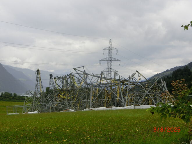 Stromausfall - Mastenabbau