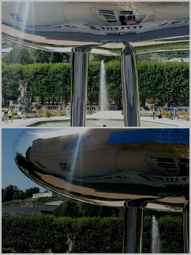 Mirabellgarten ungewohnt 