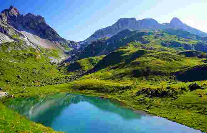 In herrlicher Bergwelt