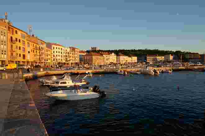Sonnenuntergang in Senj