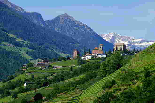 Blick auf Schenna