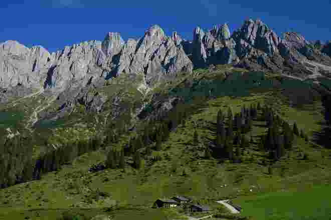 Almidylle vor der Mandelwand - Hochkönig