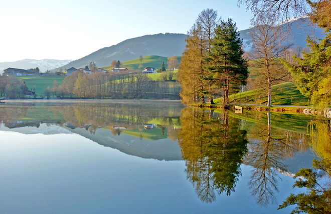 zartes Licht am Morgen