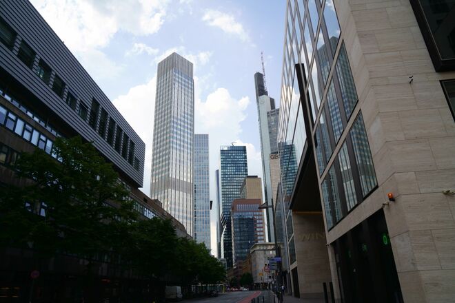 Besuch Frankfurter Skyline 