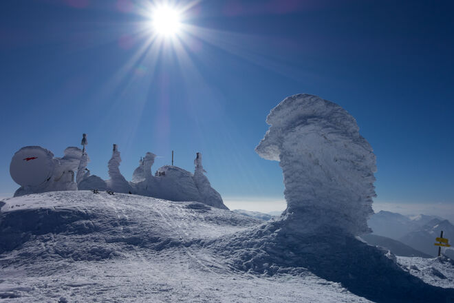 Gipfelparty mit Eiszapfengarantie
