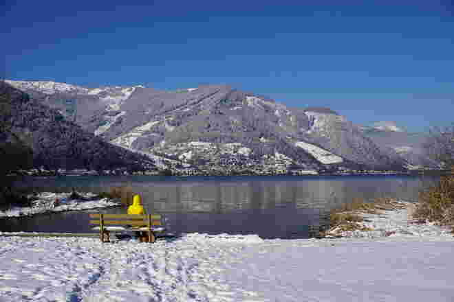 Genussvoller Ausblick am Zeller See