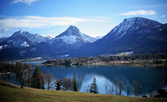 Ein herrlicher Blick über den Wolfgangsee