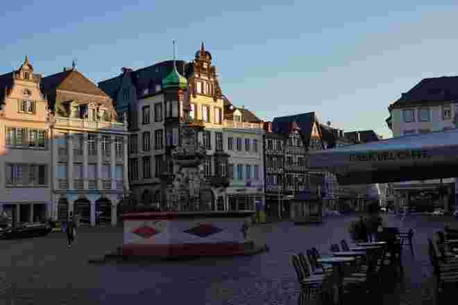 Trier an der Mosel am frühen Morgen