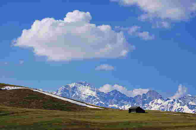 Ruhige Frühlingslandschaft