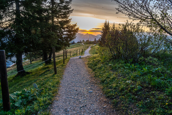 Sonnenaufgang über dem Schmittenstein