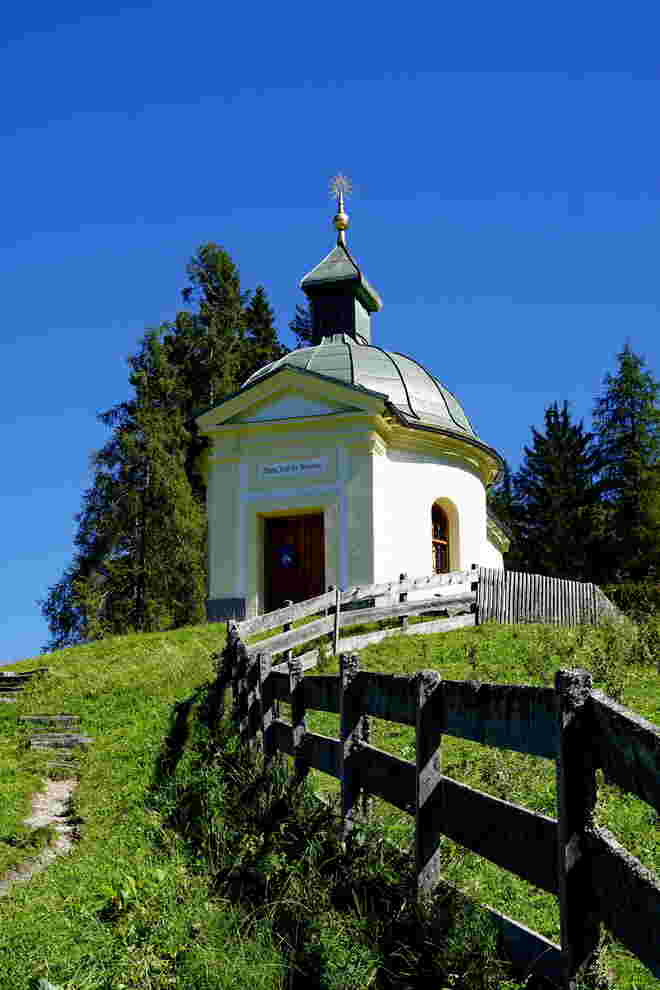 Das Ziel - die Wallfahrtskirche Maria Elend - ist fast erreicht