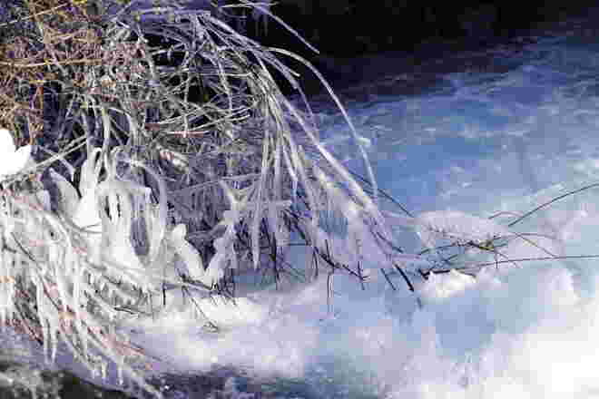 "Eiszeit" an der Kapruner Ache