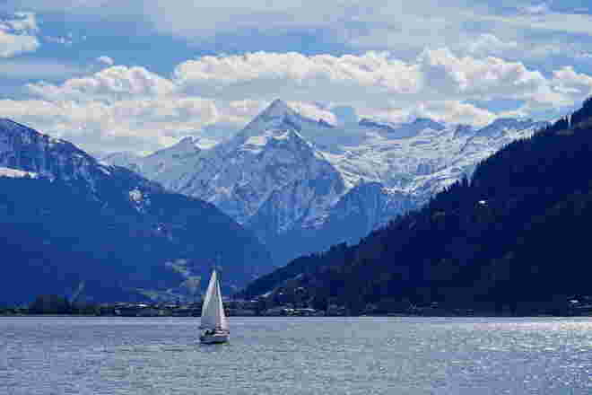 Noch weht ein kalter Wind - gut zum Segeln