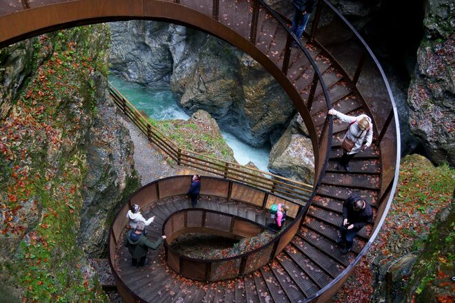 Farbenspiele in der Liechtensteinklamm