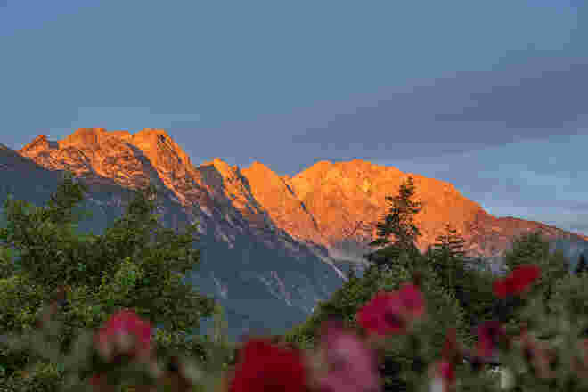 Sonnenaufgang am Hohen Göll