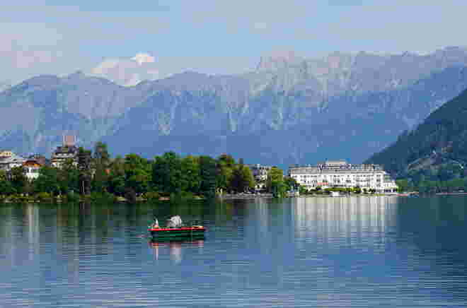 Einsamer Fischer am Zeller See