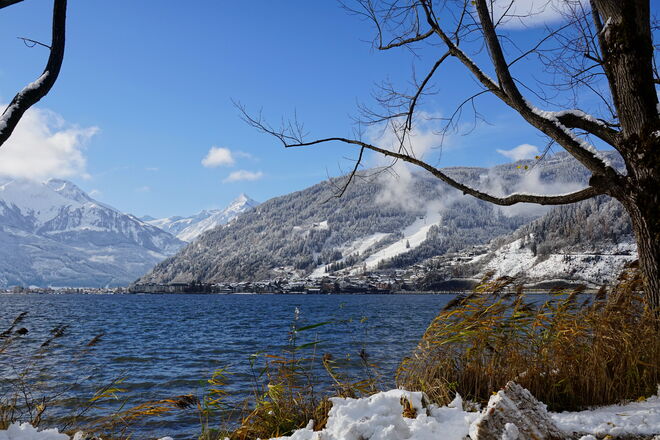 Stürmisch und eisig kalt am Zeller See