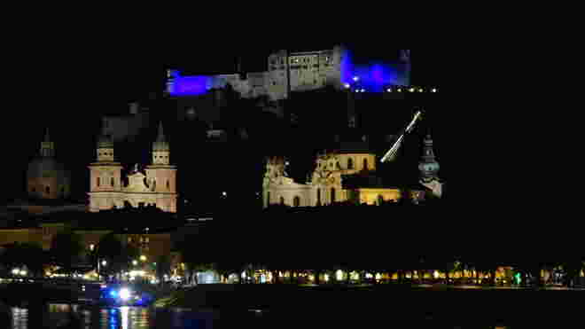Festung in Blau