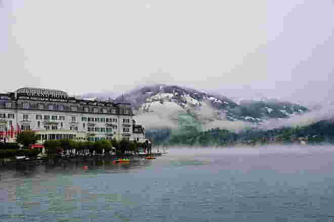Septemberschnee am Zeller See