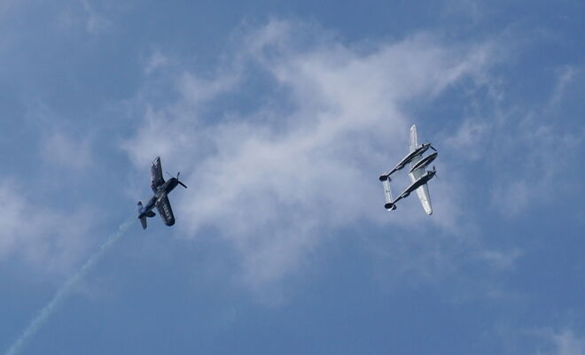 Flugshow beim Zeller Seefest