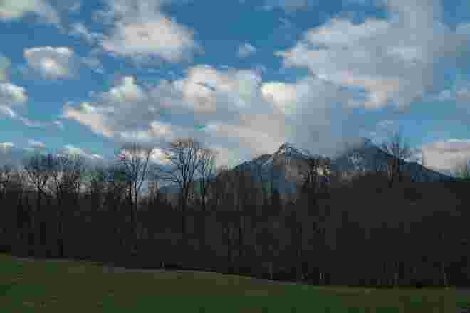 Der Untersberg im Morgenlicht