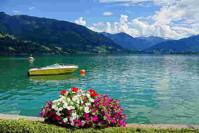 Schöner Sommertag am Zeller See