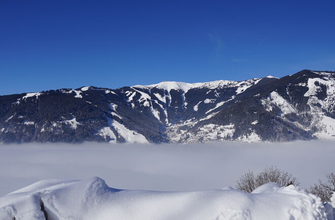 Nebel unten - Sonne am Berg