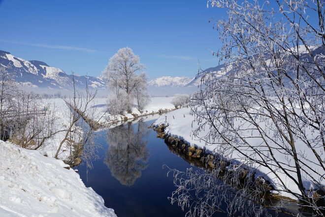 Die Schönheit einer Winterlandschaft