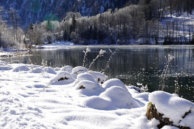 Herrliche winterliche Ansicht