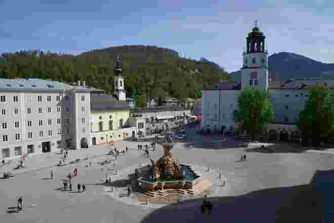 Ein Blick vom Dom Quartier