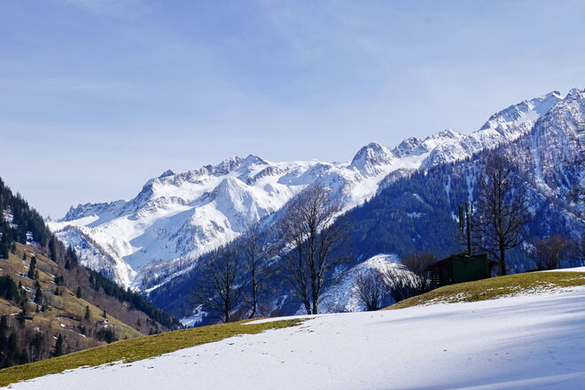 Blick in die Bergwelt des Fuscher Tales