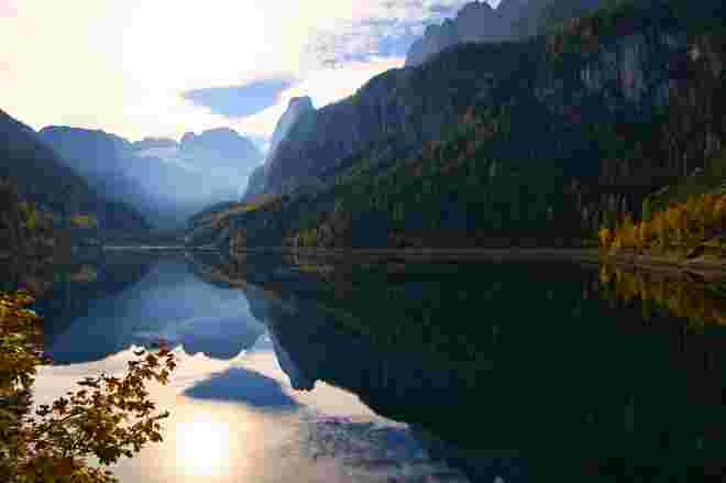 Gosausee mit Blick auf den Hohen Dachstein