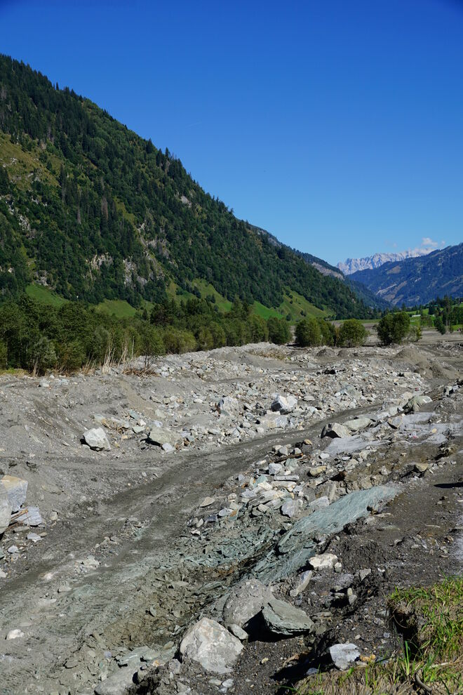 So schaut es nach dem Unwetter entlang der Rauriser Ache aus
