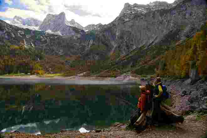 Hinterer Gosausee mit dem Dachsteinmassiv