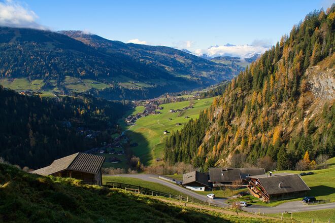 Tiefblick ins Alpbachtal