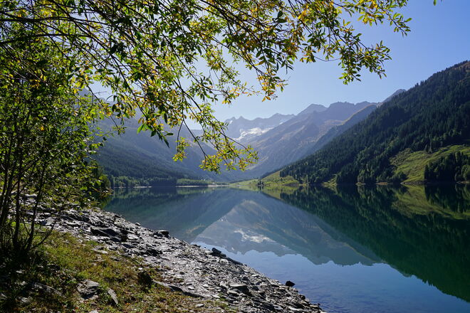 Wunderschöner Blick über den  Speichersee Durlaßboden 
