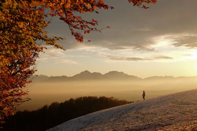 Einsame Fotografin..
